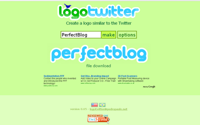 www.beterkoonim.com با LogoTwitter لوگوی تویتری بسازید